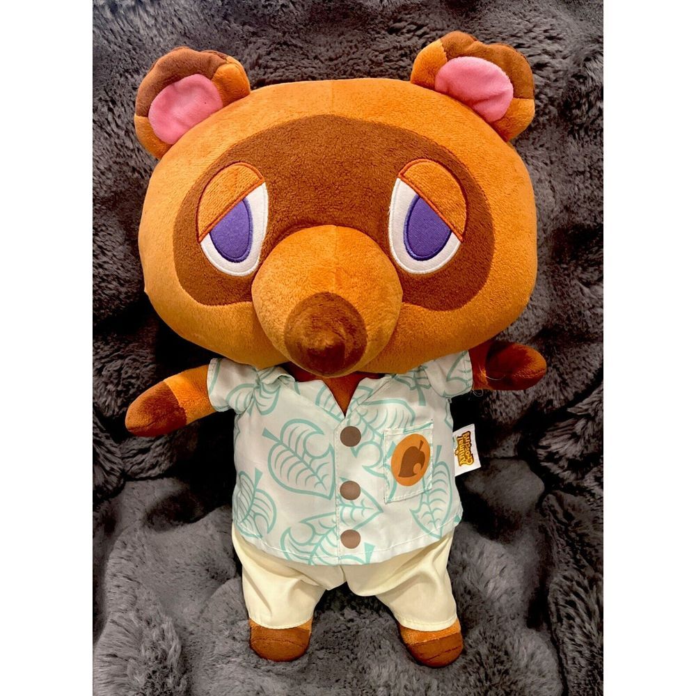 Nintendo Animal Crossing New Horizons Tom Nook 18" Plush Soft Stuffed Animal EUC